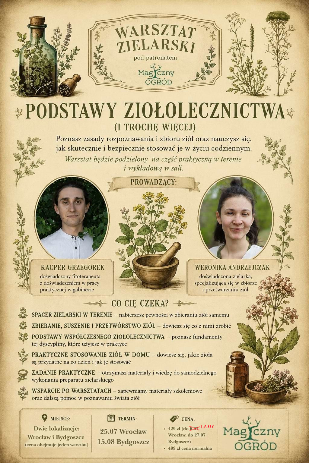 magiczny ogrod warsztaty zielarskie