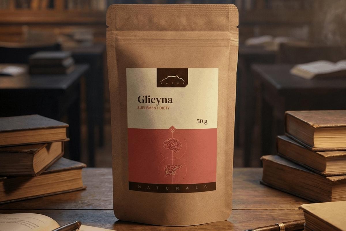 Produkt z glicyną stosowaną w suplementacji